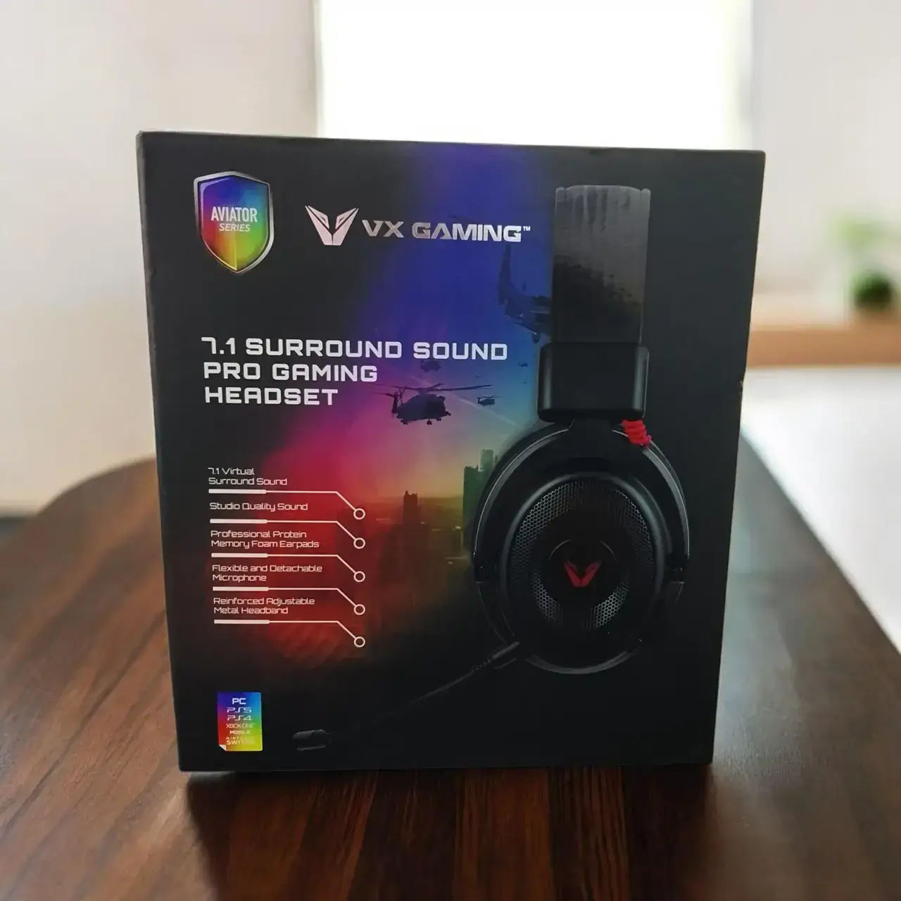 Aviator Vr-178-Bkrb Pro Gaming Headset