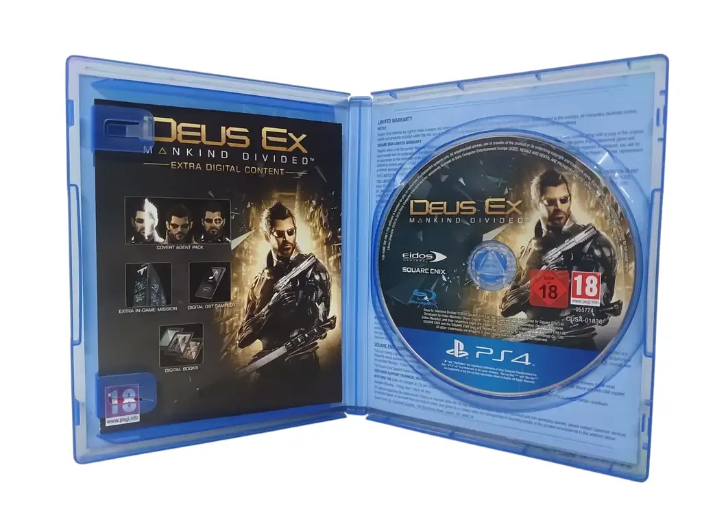 Playstation 4 Deus Ex: Mankind Divided Day One Edition Game Disc