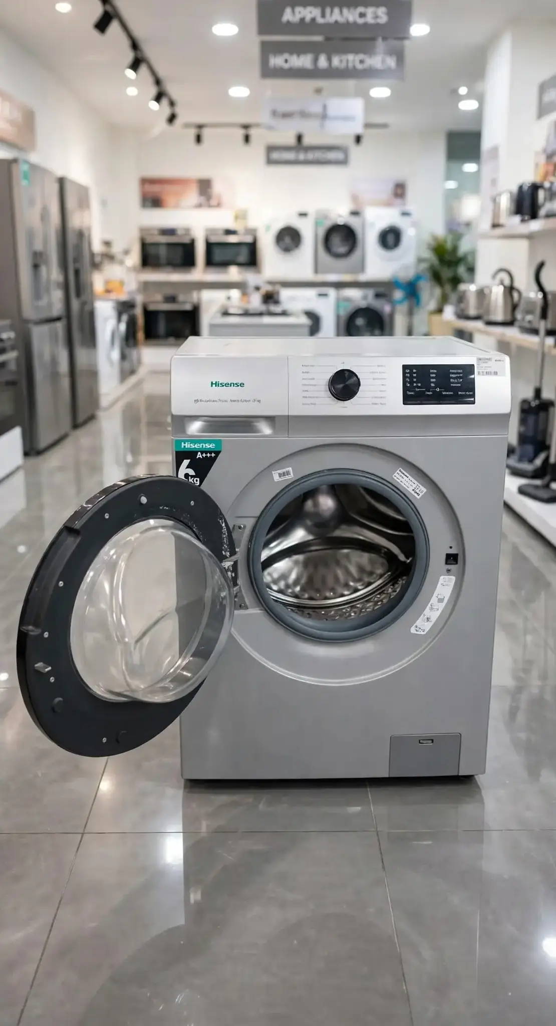 Hisense 6Kg Front Loader Washing Machine (Model: Wfvc6010s)…