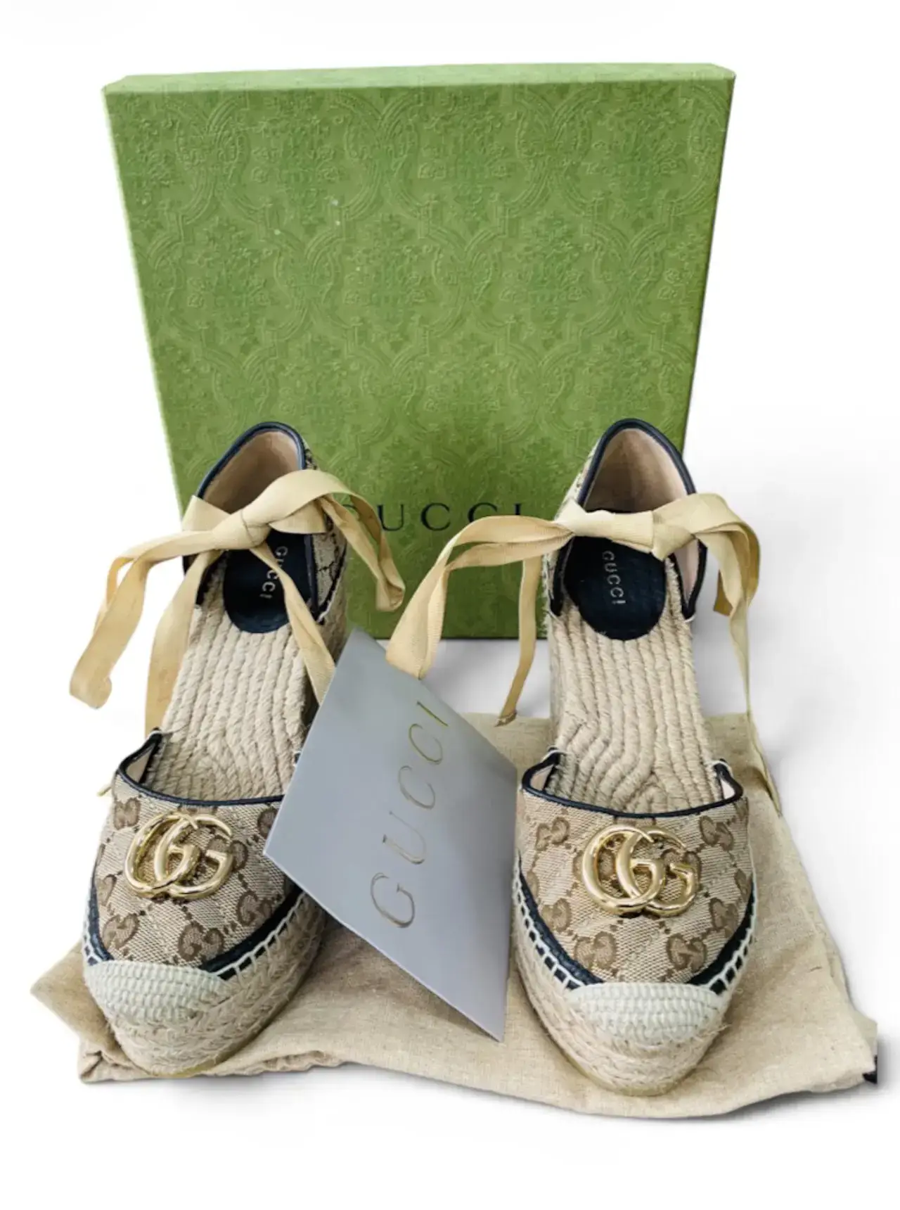 Gucci Matelasse Gg Platform Espadrille