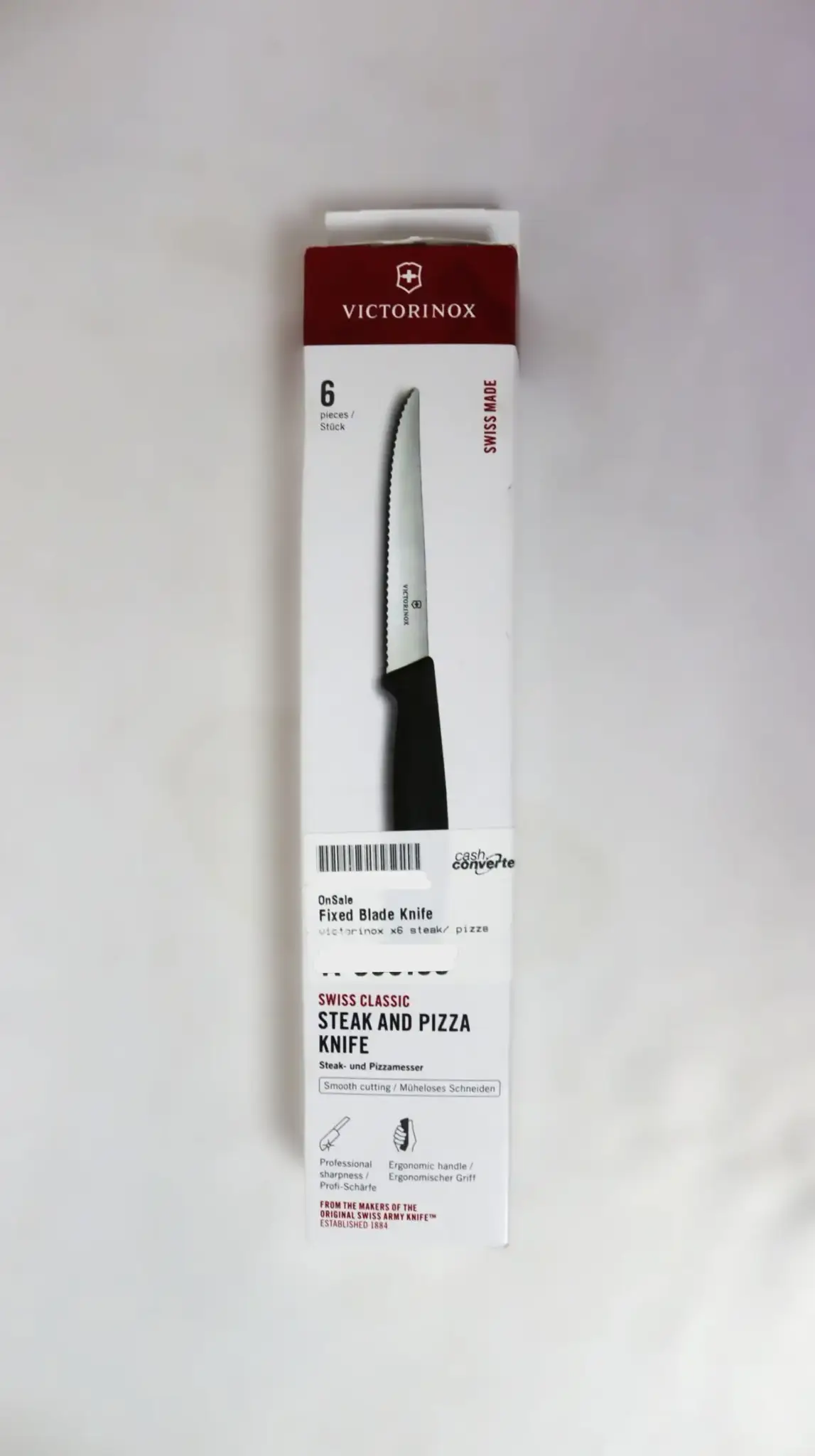 Victorinox Swiss Classic Serrated Steak & Pizza Knife Set…