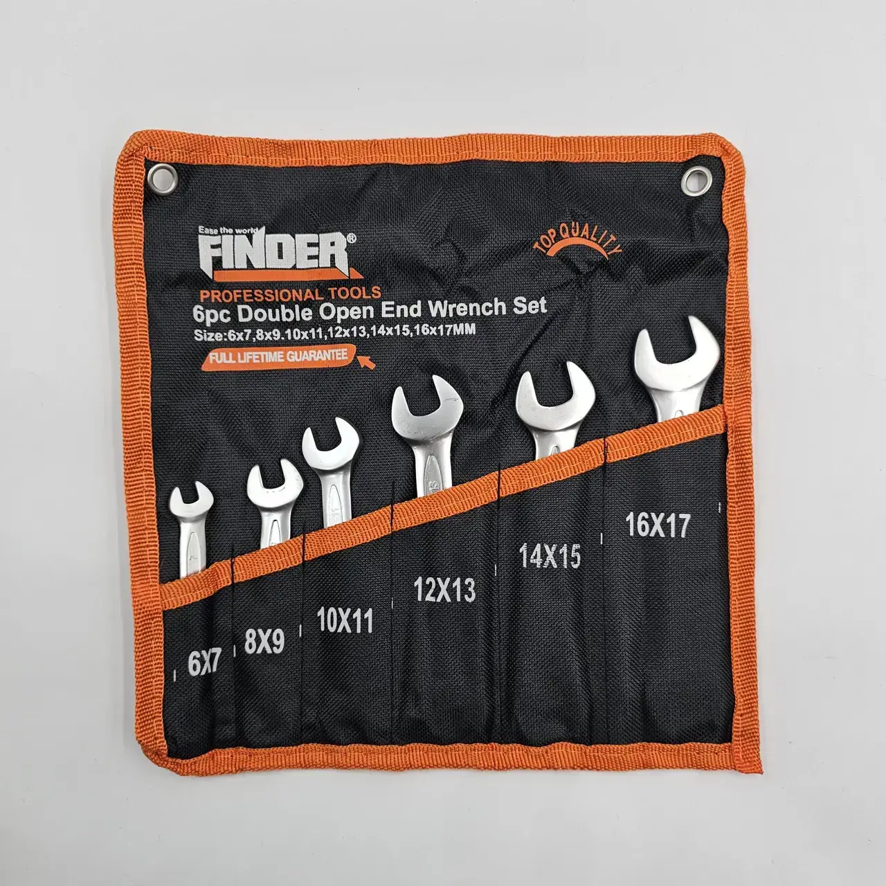 Finder 6 Piece Double Open End Wrench Set