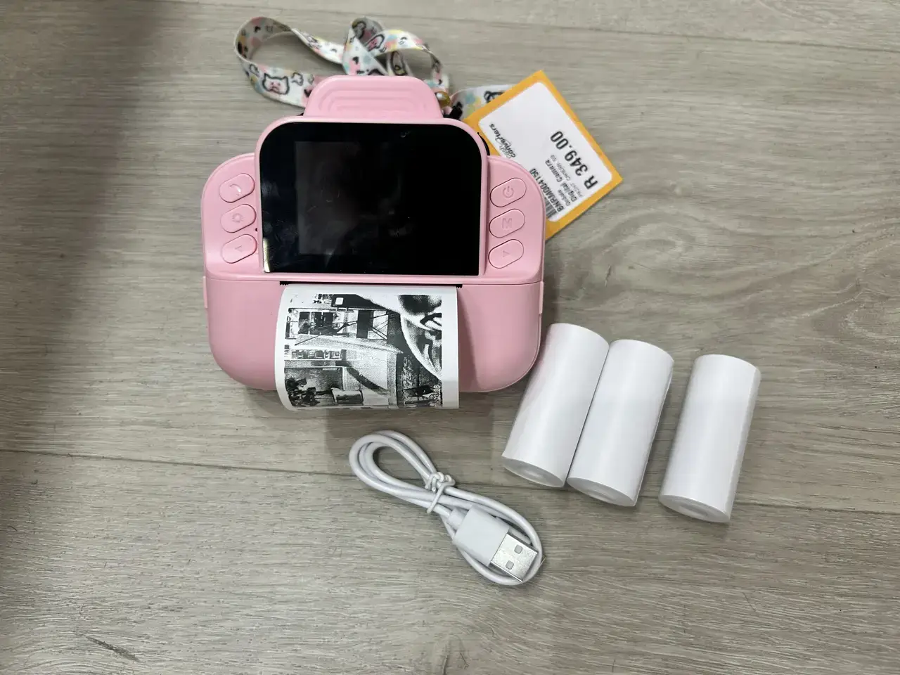 Children's Instant Print Camera - Pink