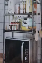 Microwave Kitchen Storage Rack