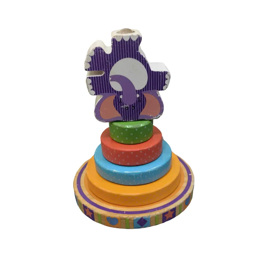 Melissa & Doug First Play Wooden Rocking Stacker