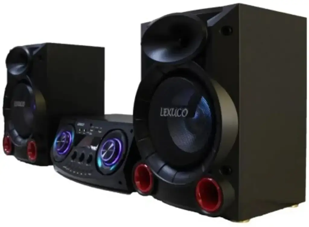 Lexuco Lspk-A001 Mini Hi-Fi System (Black) - View 3