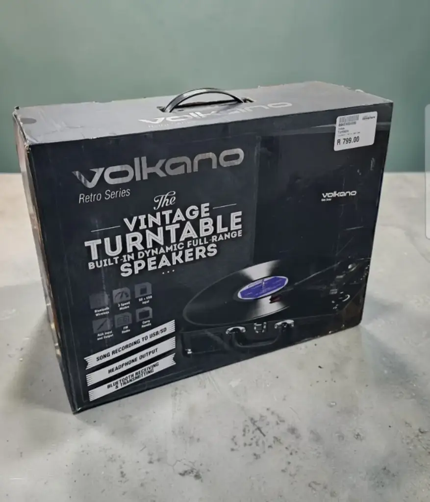 Volkano Retro Series Vintage Turntable