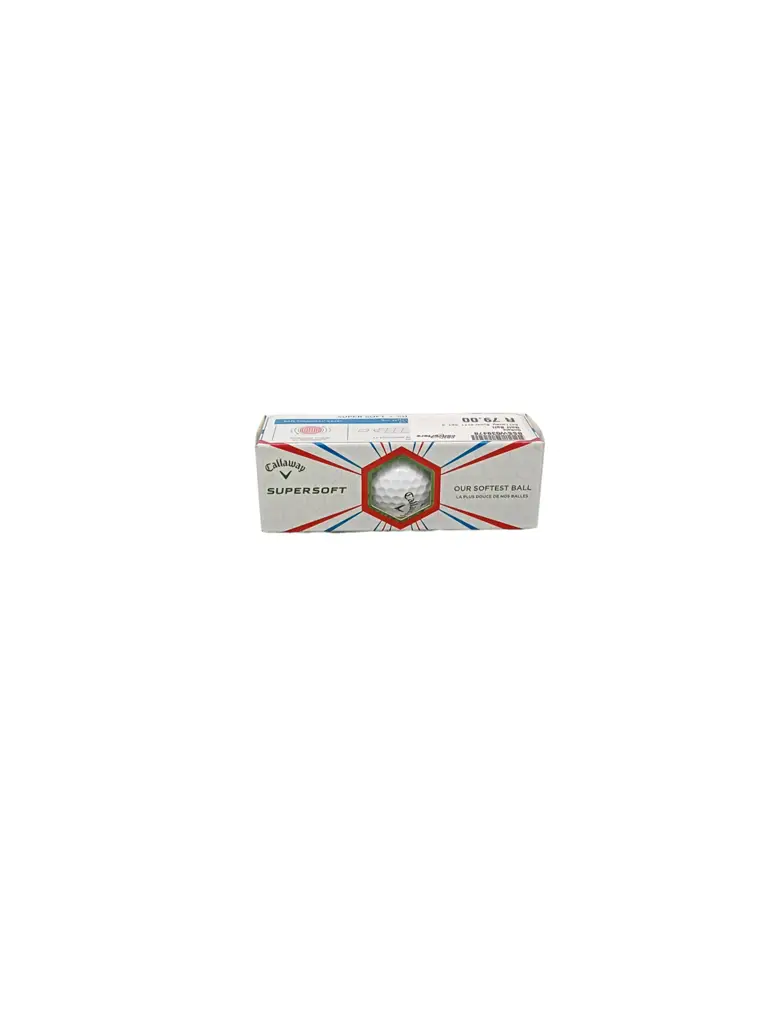 Supersoft Callaway Set Of 3 Golf Balls