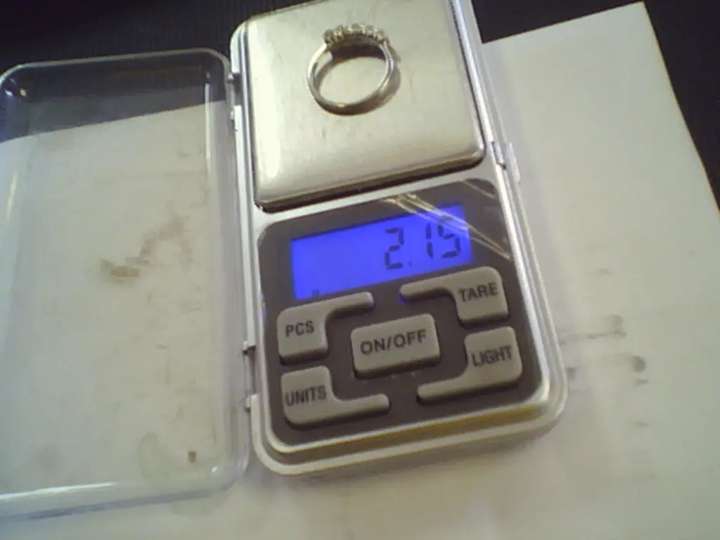 9ct White Gold Dress Ring - View 2