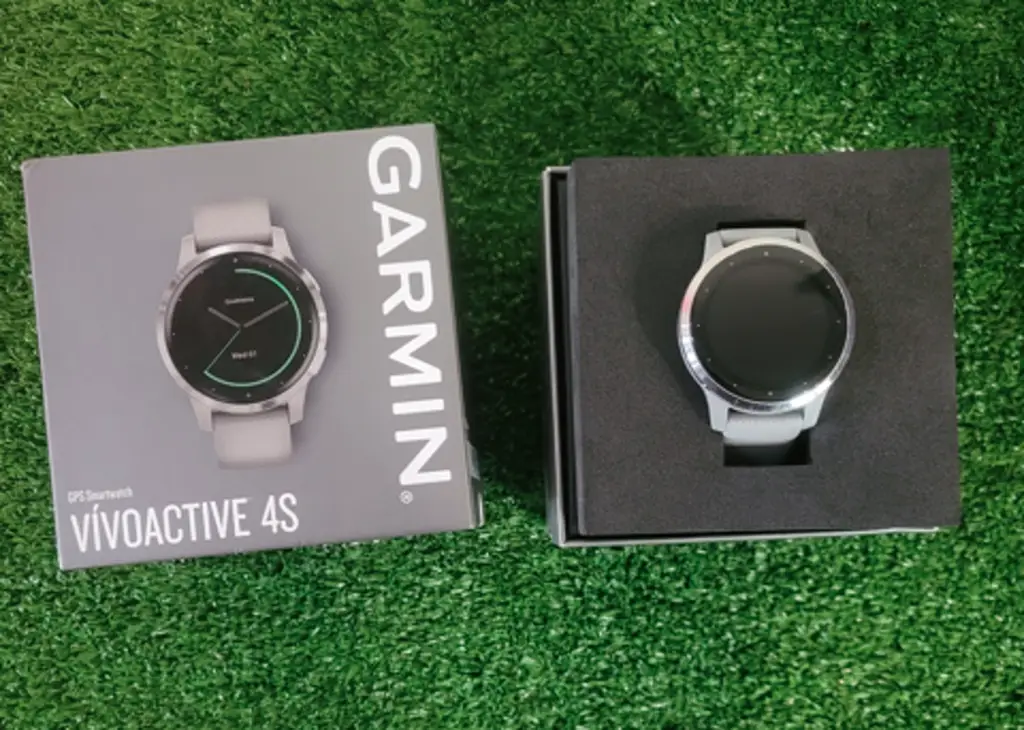 Garmin Vivoactive 4S Powder Grey & Silver Wifi + Bluetooth Smartwatch