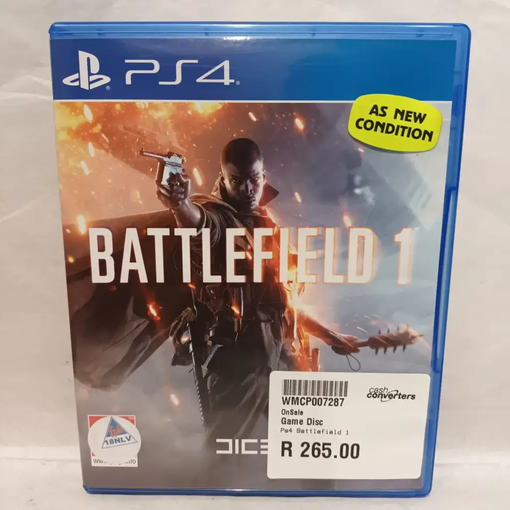 Ps4 Battlefield 1 Game Disc