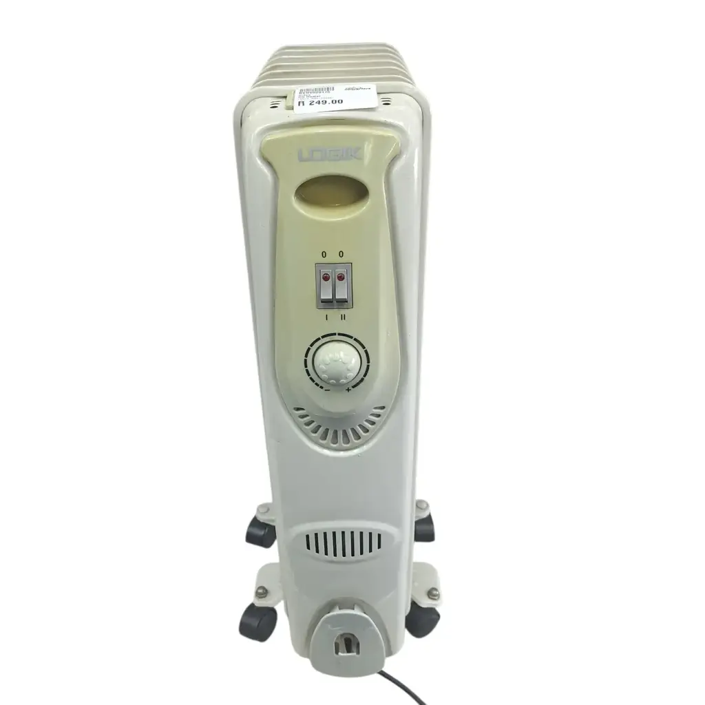 Logik Electric Oil-Filled Radiator Heater - View 2