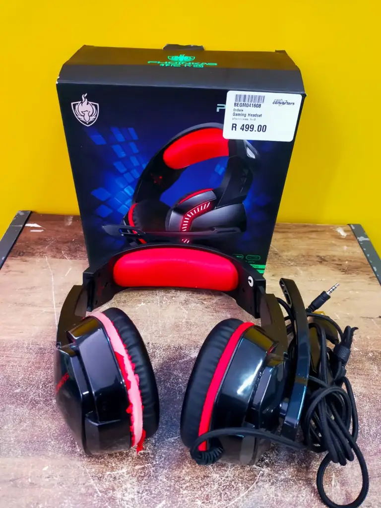 Phoinikas Ps4 Gaming Headset With 7.1 Surround Sound, Pc Headset With Noise Canceling Mic