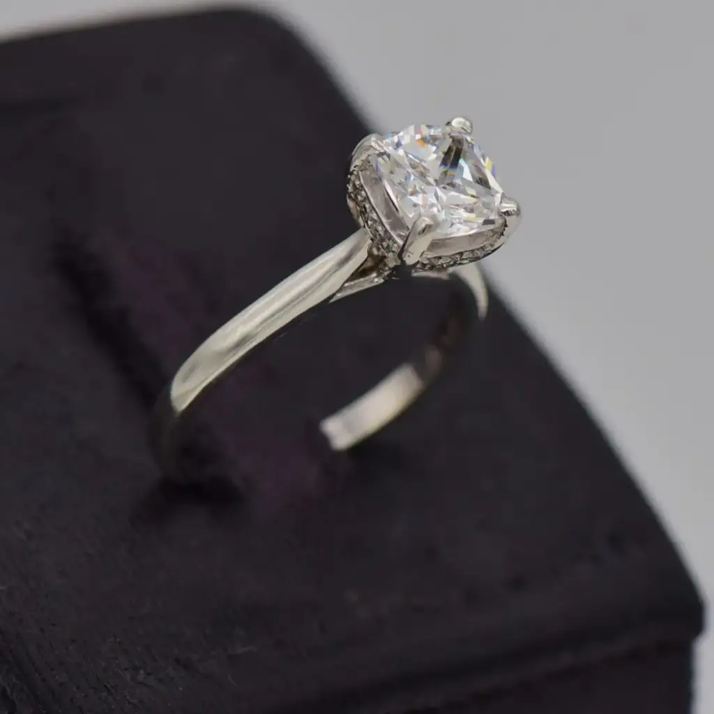 Silver-925 Engagement Ring - View 2