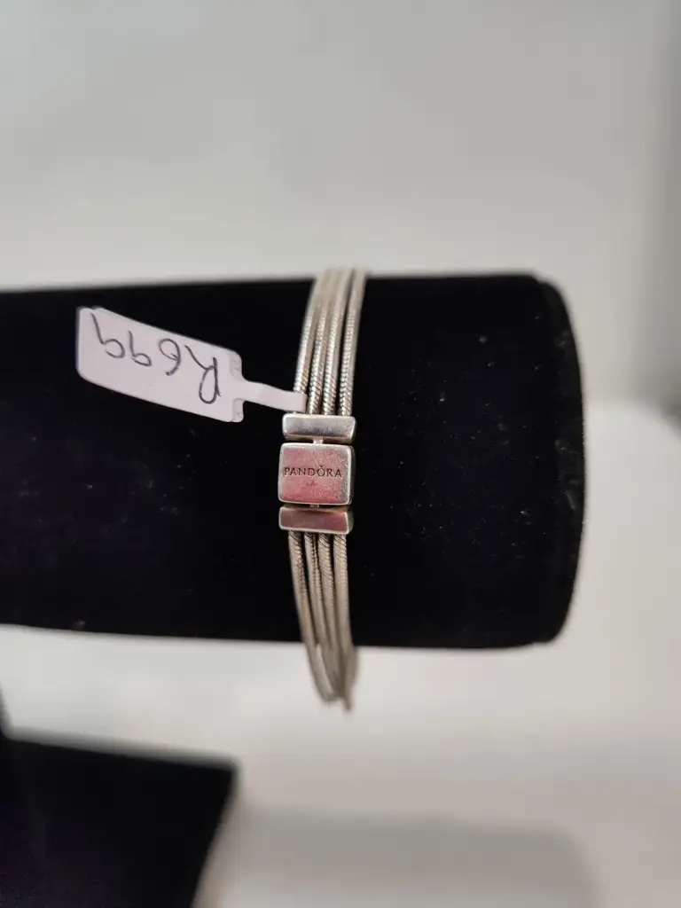 Pandora Reflexions Multi-Strand Snake Chain Bracelet - View 4
