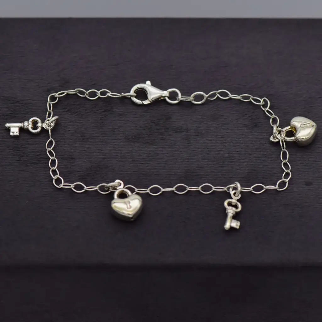 Silver-925 Charm Bracelet