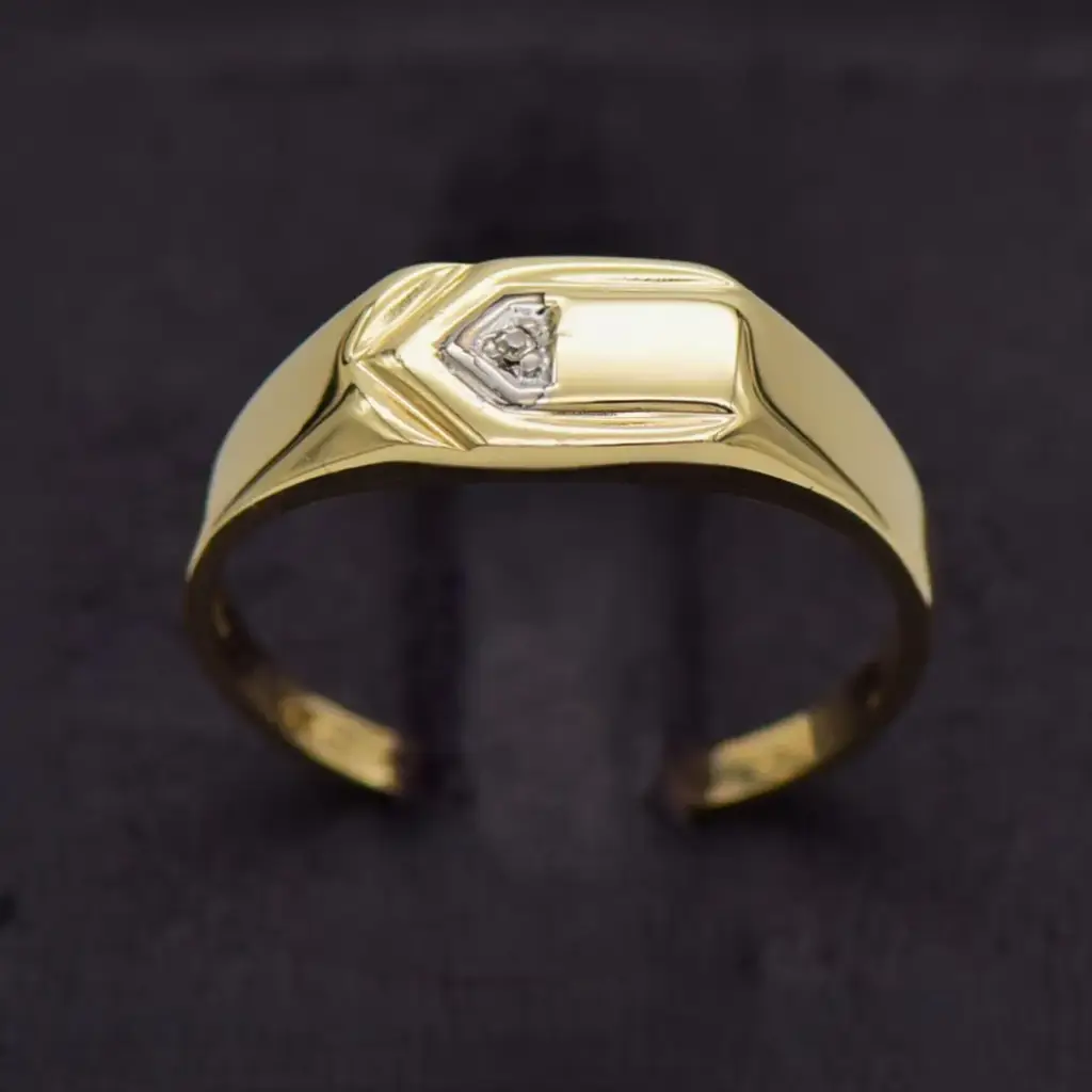 9ct Yellow Gold Men's Ring