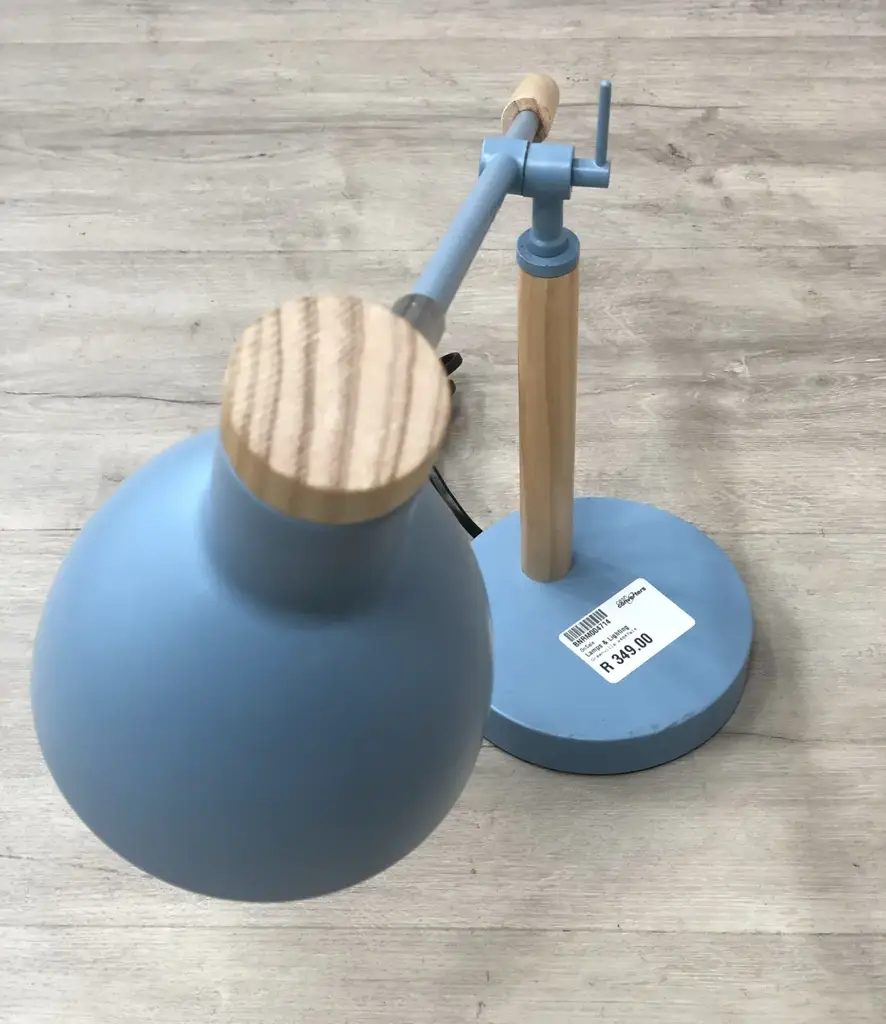 Greenville K4047e14 Blue Study Lamp - View 2