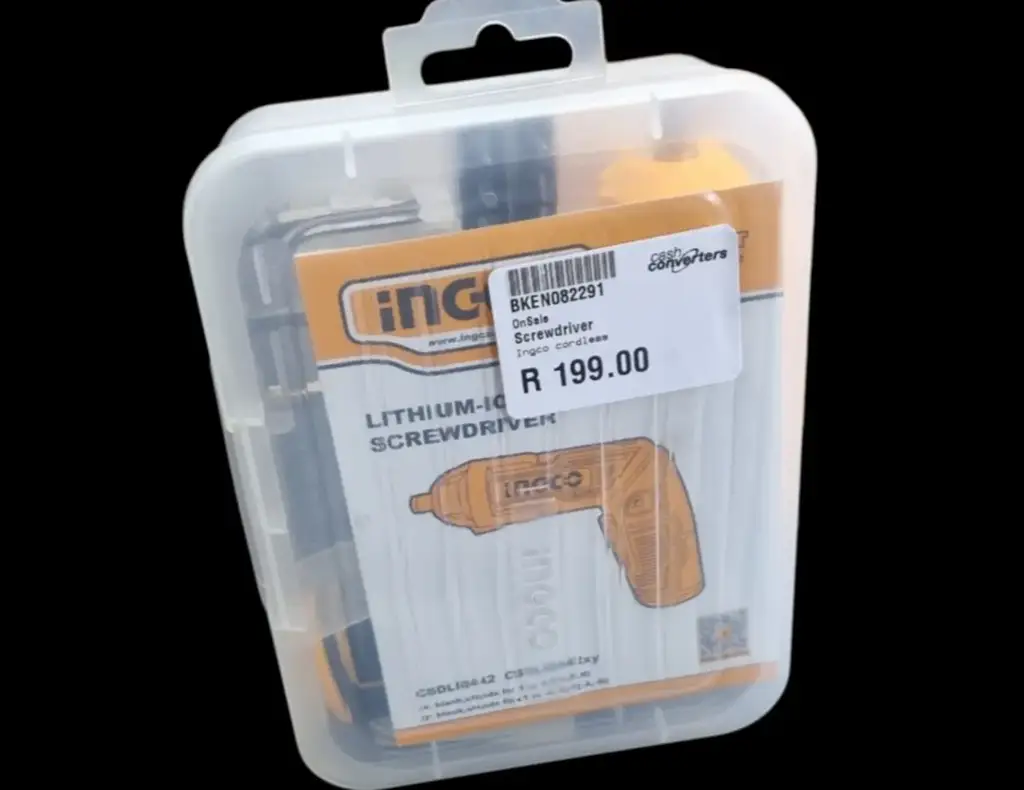 Ingco Cordless Screwdriver Set - View 2