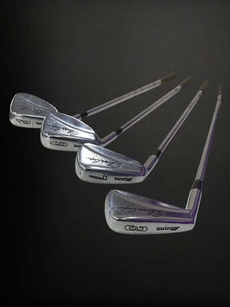 Mizuno Silver Cup Muscleback (Left Hand) Iron Set Of 4.