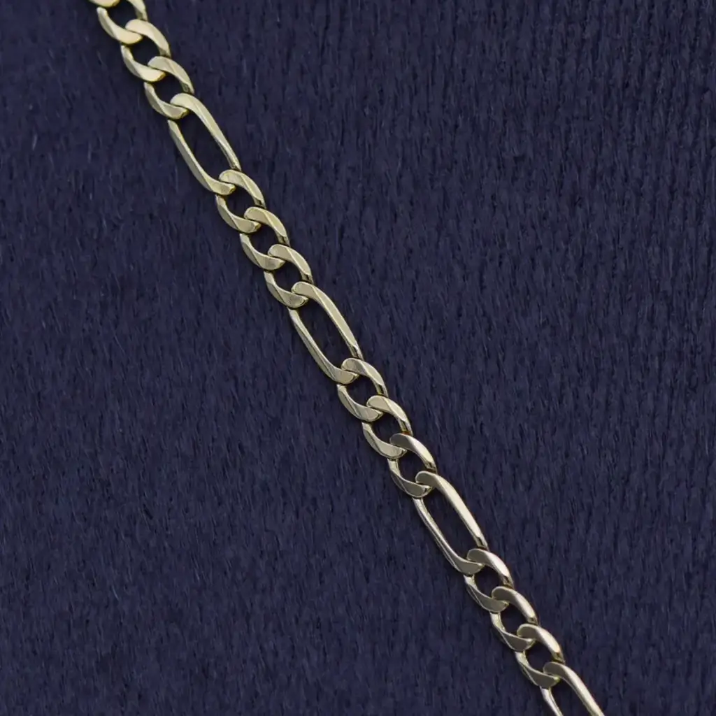 8ct & 9ct Yellow Gold Chain & Pendant - View 3
