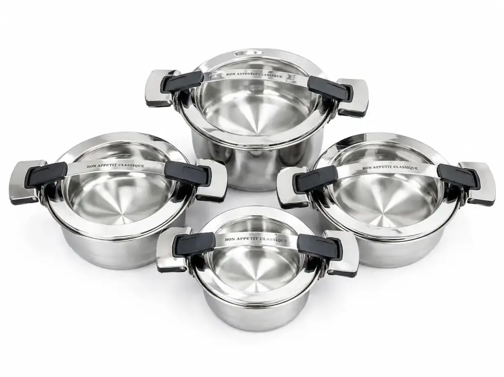 Bon Appetit Classique Exclusive Homeware Stainless Steel Cookware Set - View 2