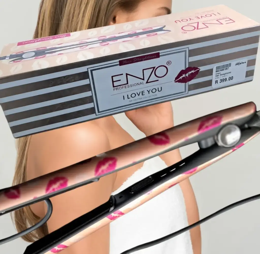 Enzo I Love You Professional Hair Straightener - View 2