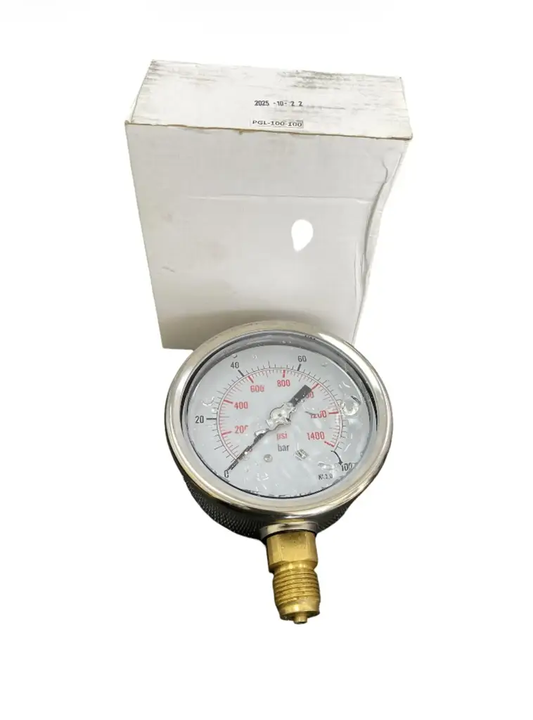 100 Bar Glycerine Pressure Guage - View 2