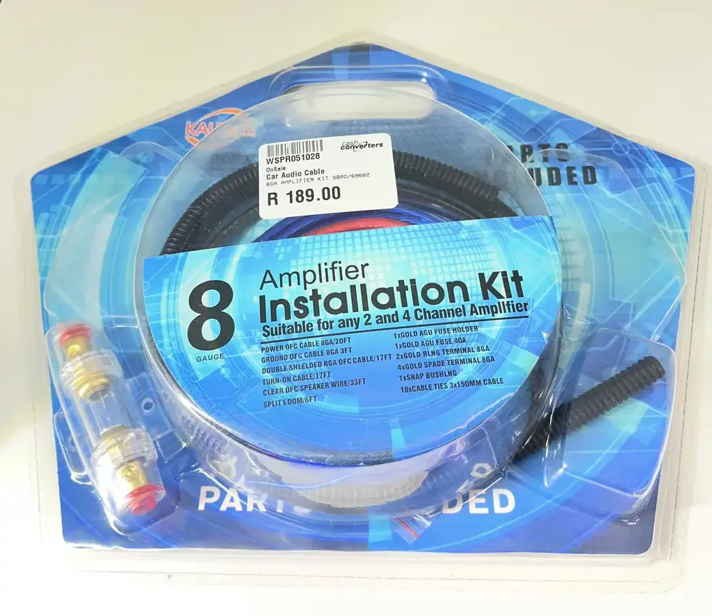 8-Gauge (8Ga) Amplifier Wiring Kit - View 2