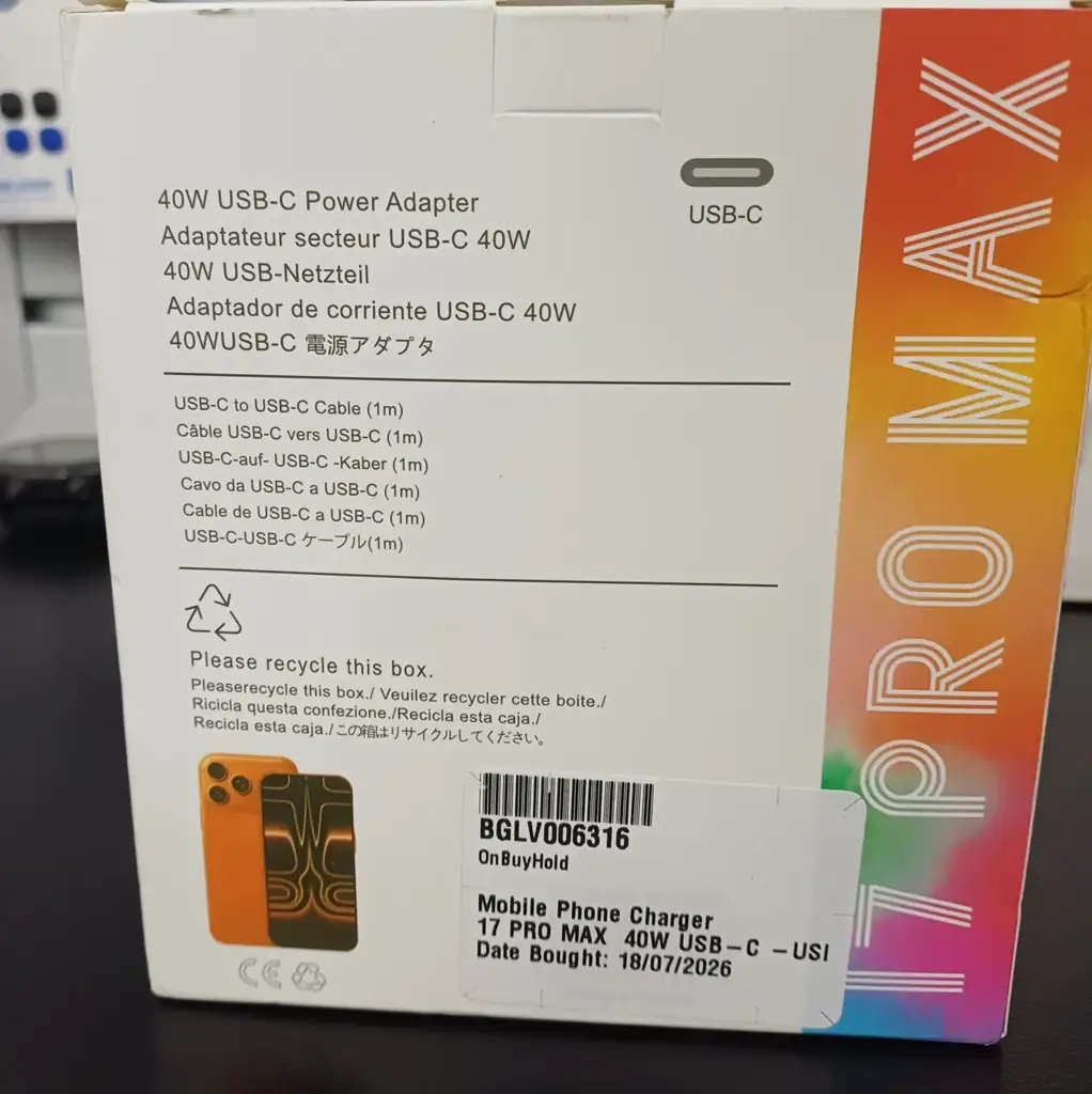 19 Pro Max 40W Usc-C Charger - View 2