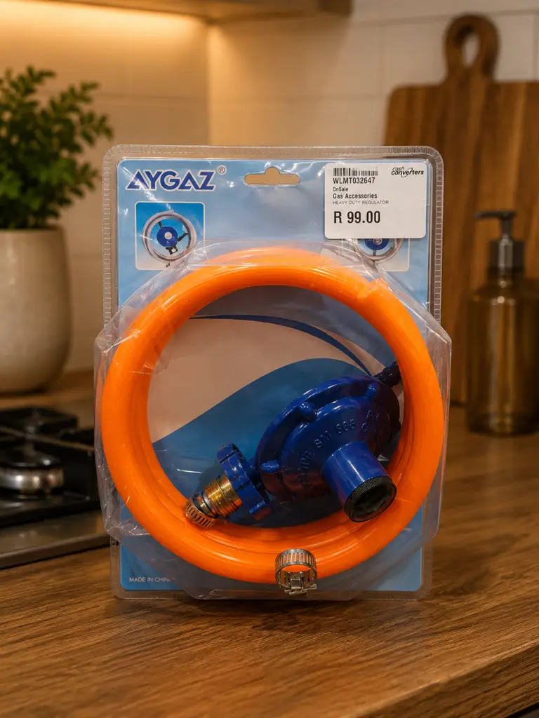 Heavy Duty Gas Regulator & Hose Kit