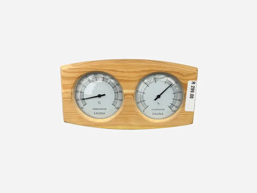 Sauna Thermometer & Hygrometer