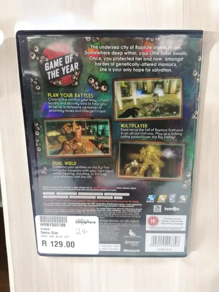Bioshock 2 Xbox 360 Game - View 2
