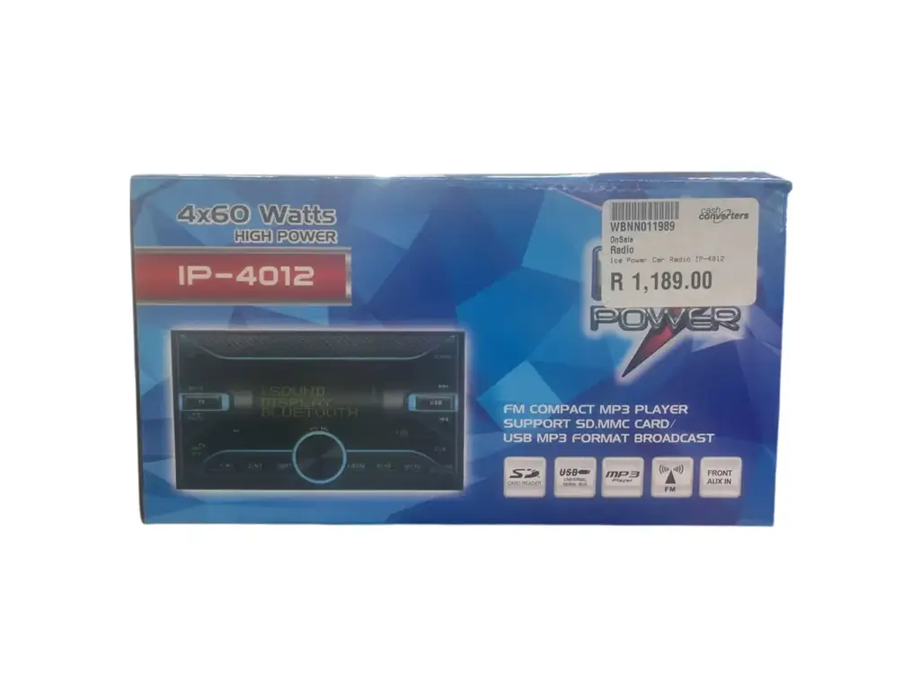 Ice Power 4X60 W Car Radio Ip-4015