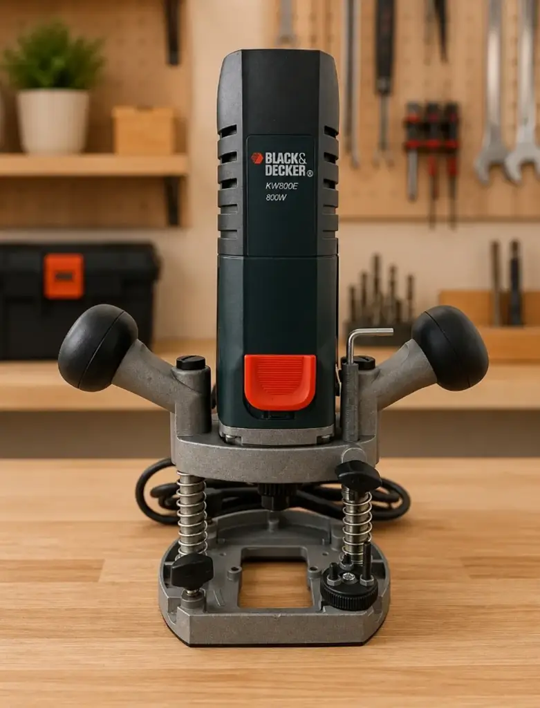 Black & Decker Kw800e Plunge Router (800W)