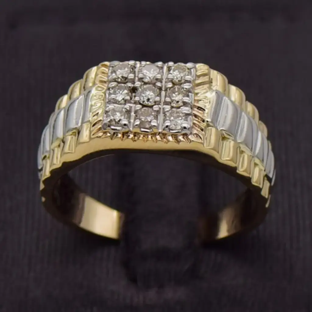 9Ct Yellow Gold Men's Ring