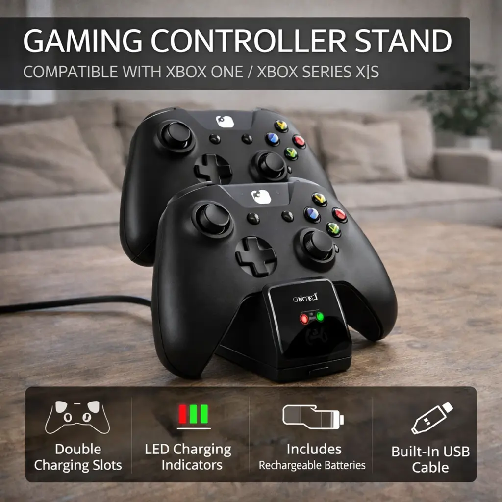 Gaming Controller Stand — Organised, Stylish & Practical