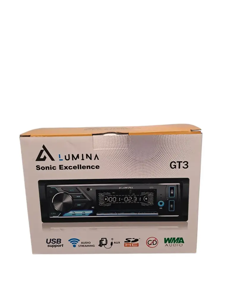 Lumina Gt3 Single-Din Car Multimedia Radio - View 3
