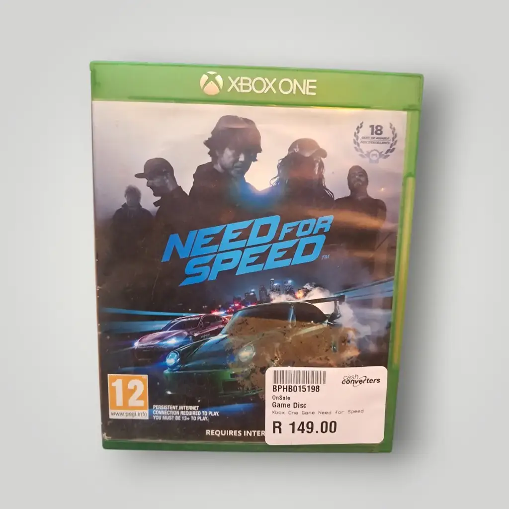Xbox One Game Disc Need For Speed