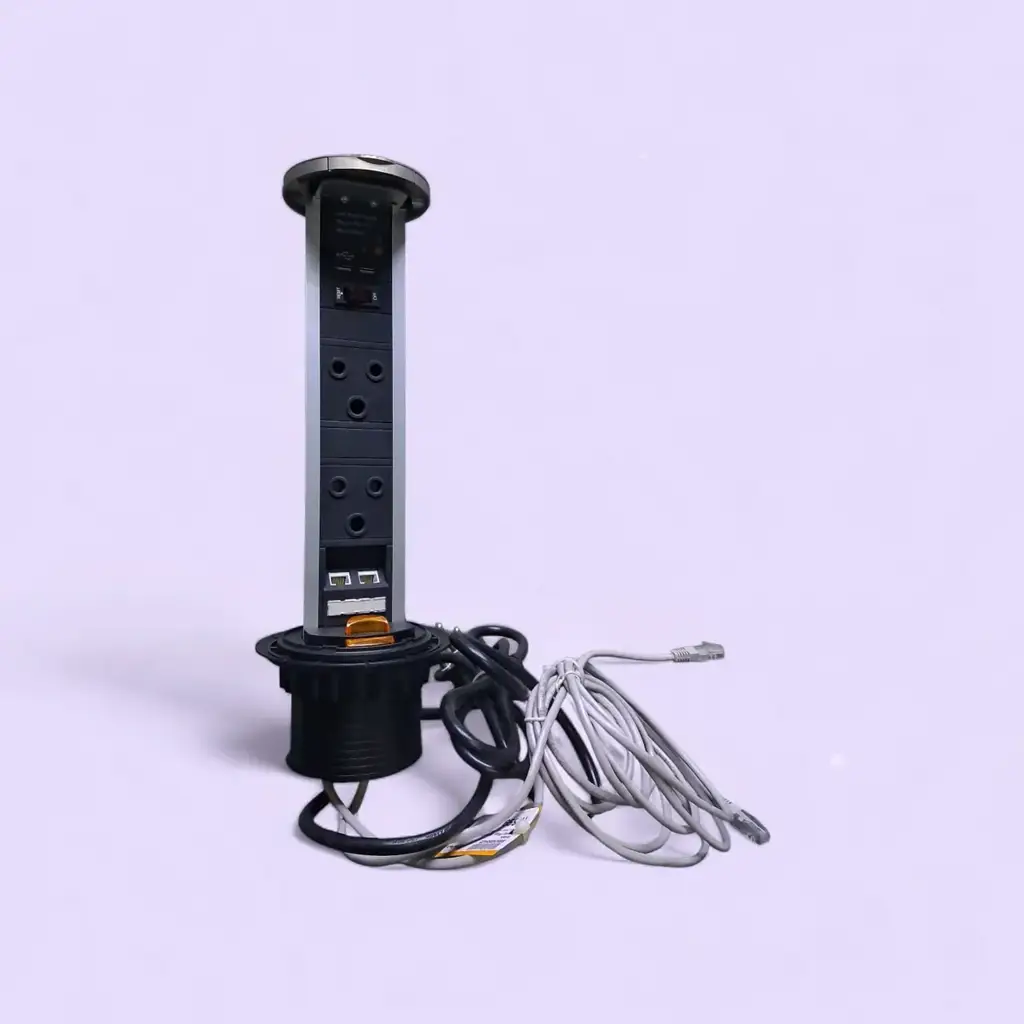 Retractable Pop-Up Power Socket Unit - View 3
