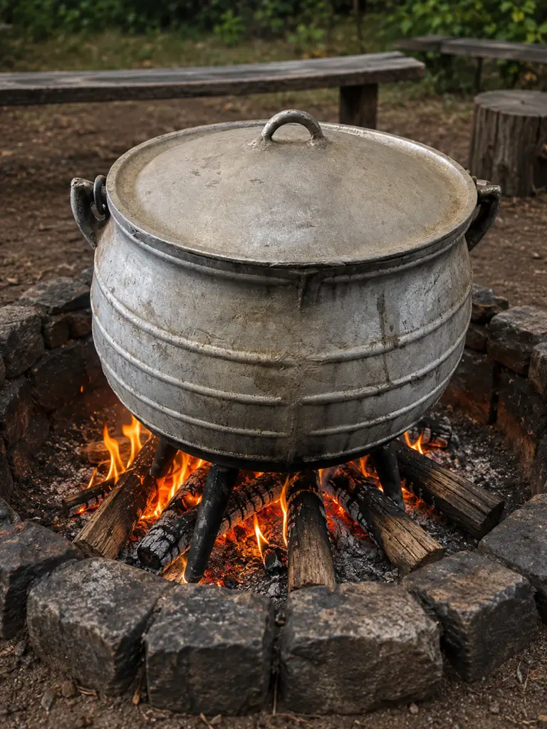 No-Brand Size 20 Potjie Pot – Second Hand