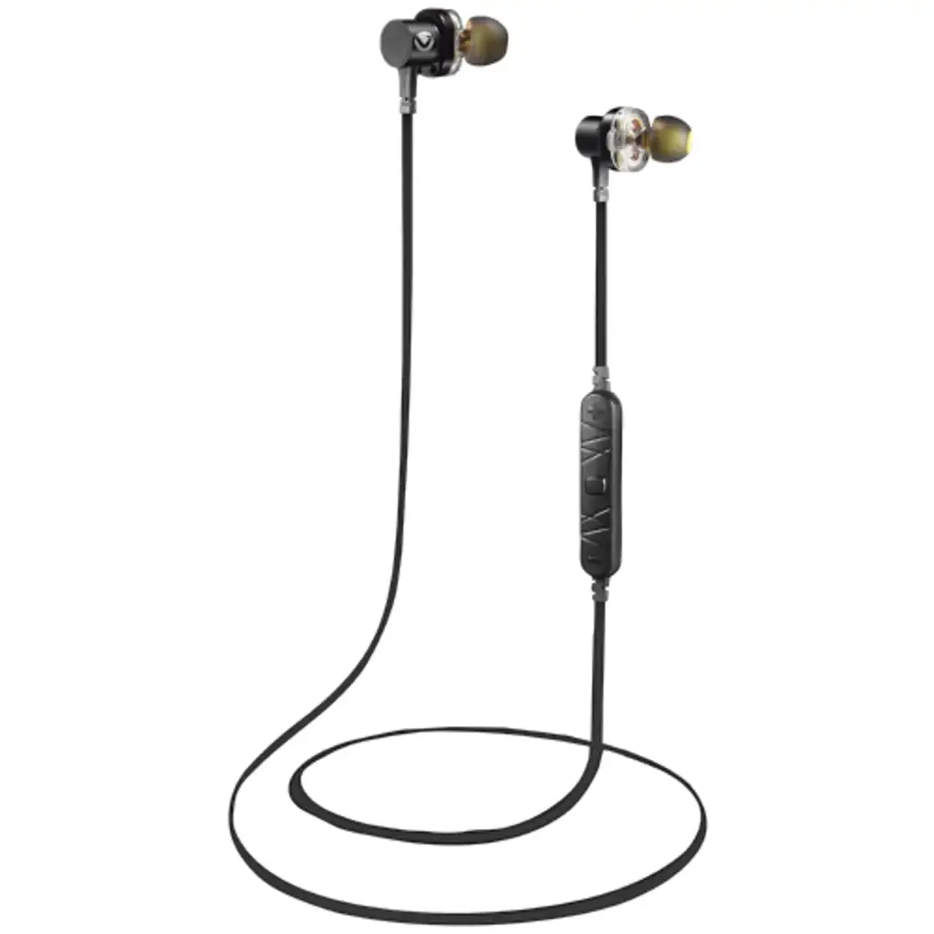 Volkano Bluetooth Dual Driver Magnetised Wireless Earphones (Vk-1104-Bk) - View 3