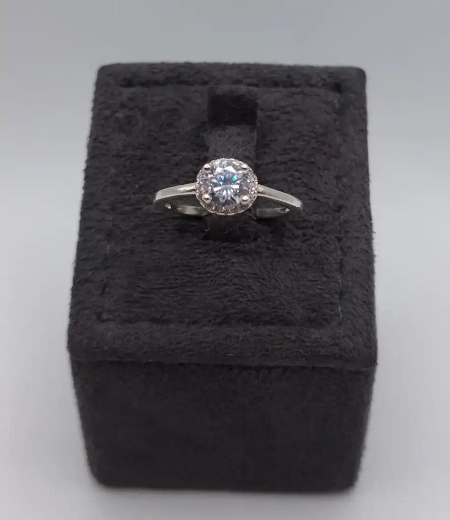 Sterling Silver Cz Ring