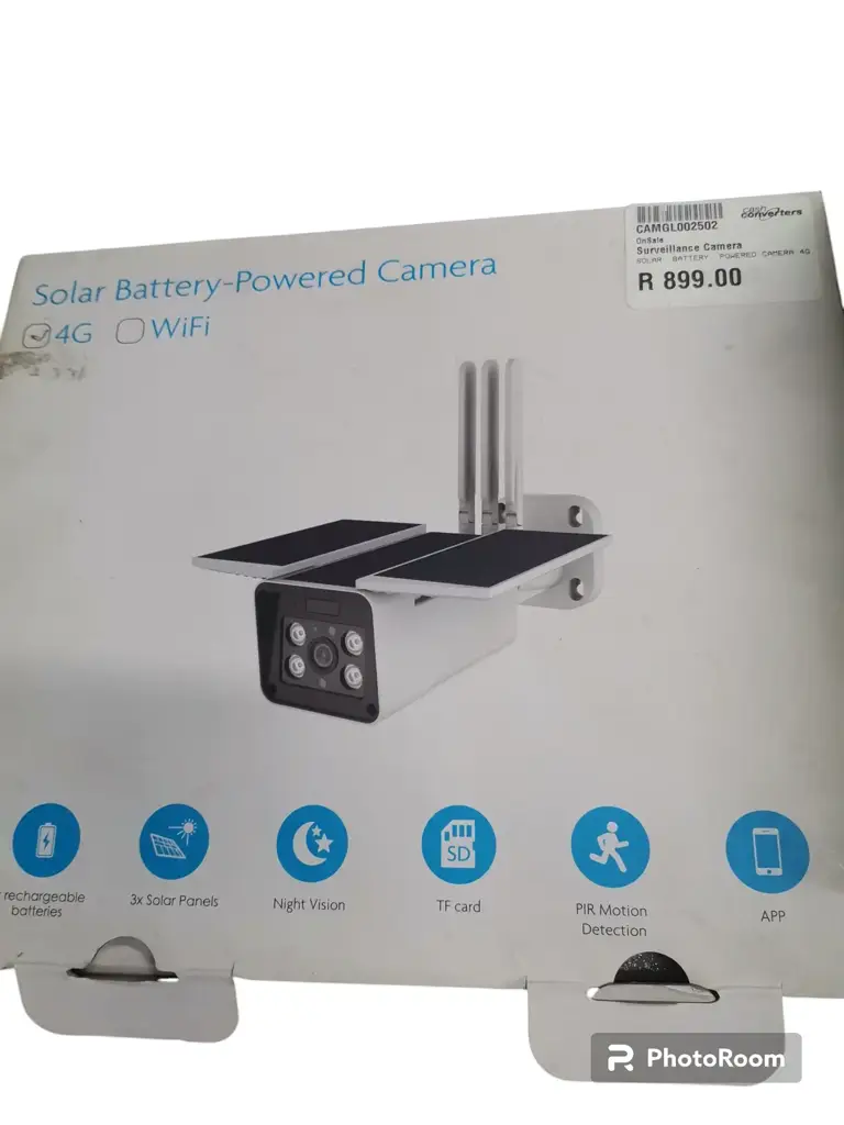 Solar Battery Powered Surveillance Camera - View 2