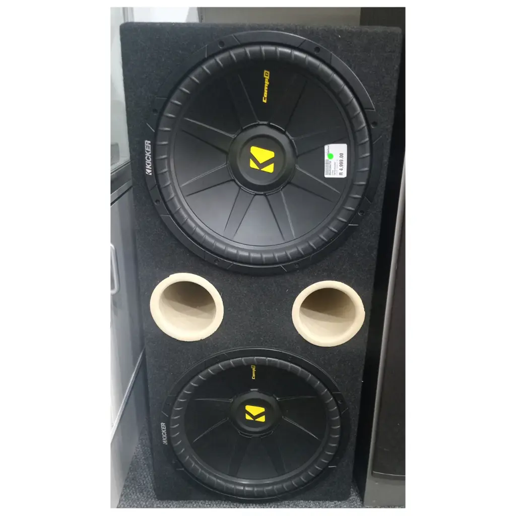 Kicker Comp D 15-Inch Subwoofer (Pair) In A Box