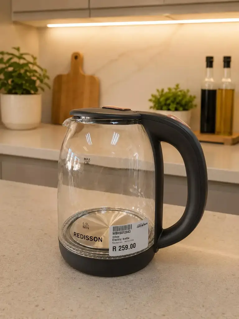 Redisson 1.8L Electric Glass Kettle | Model Red Ct18(G)