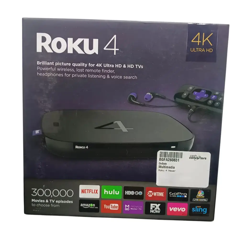 Roku 4 Streaming Media Player