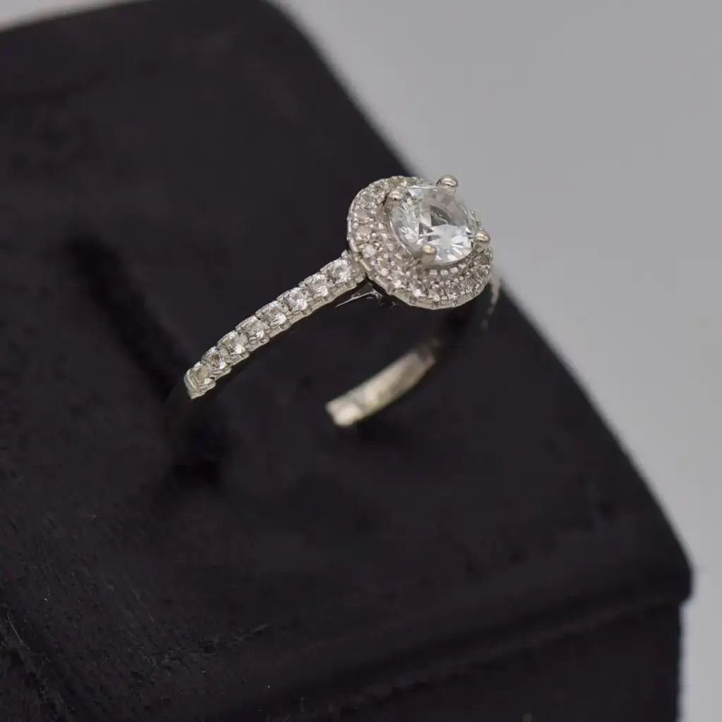 Silver-925 Dress Ring - View 2