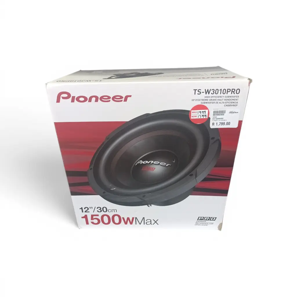 Pioneer Car Subwoofer Ts-W3010pro