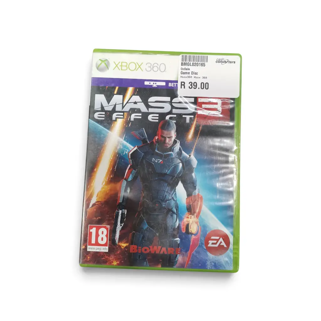 X Box 360 Mass 3 Effect Game